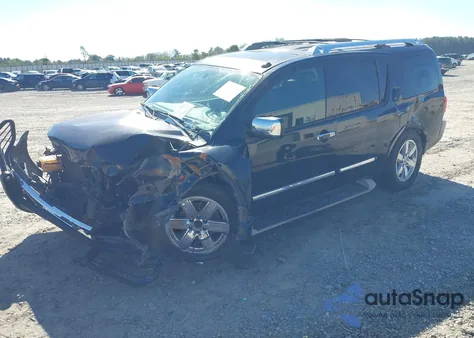 2010 Nissan Armada Platinum из США, поврежденный, VIN 5N1BA0NFXAN610829
